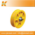 Elevator Parts|Elevator Nylon Deflector Sheave Manufacturer|wire rope sheaves pulley
